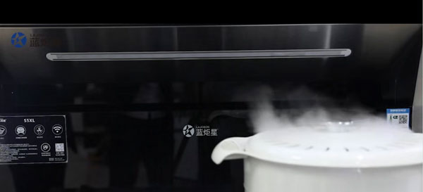 蓝炬星集成灶有眼吸净率